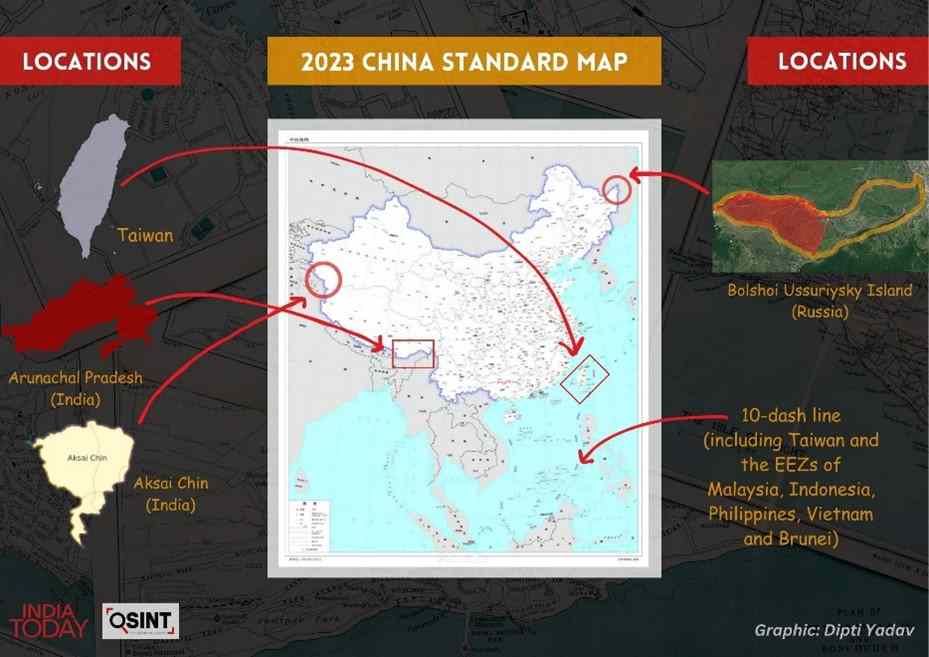 China S New Map Desires 802 