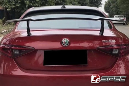 2017+ alfa romeo giulia vs style carbon rear gt spoiler