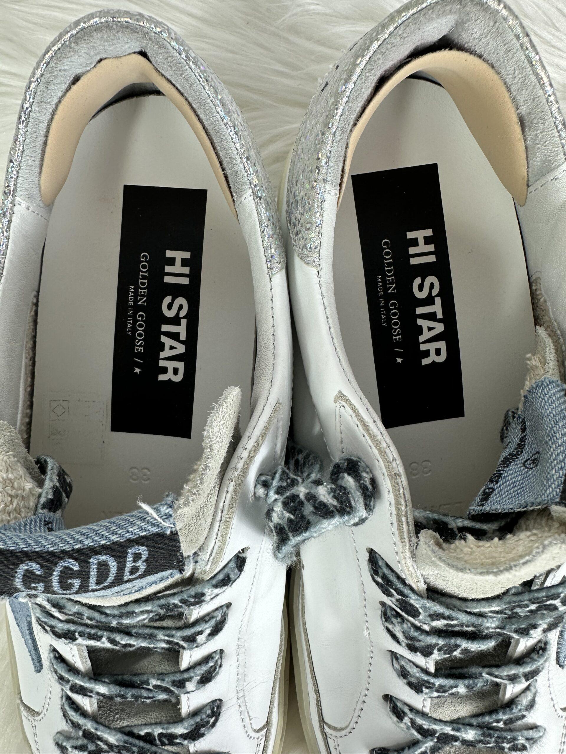 靴 GOLDEN GOOSE HI STAR 38 Golden Goose Hi Star Sneaker size 38 sz fits an 8 – Changes