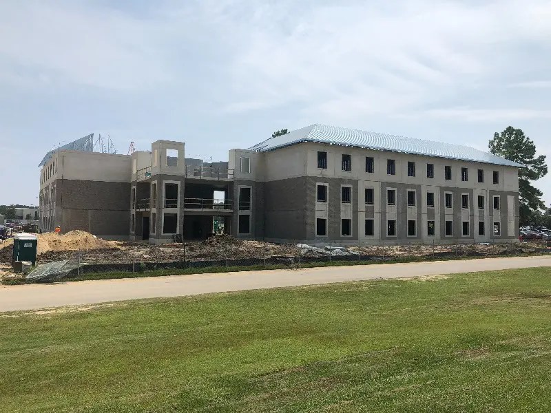 New Residence Hall under construction