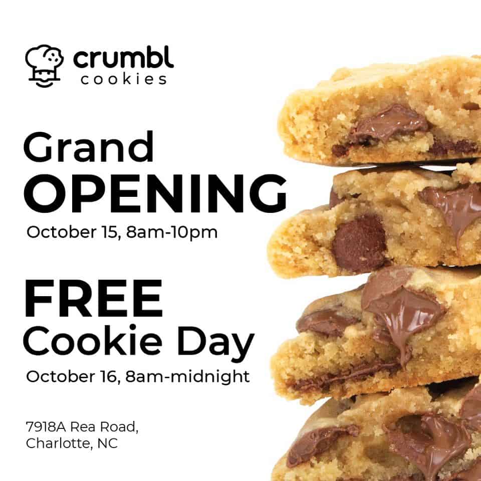 Crumbl Cookies opening at StoneCrest, giving away FREE