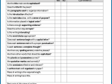в љ Free Printable Proofreading Checklist Template Checklist Templates