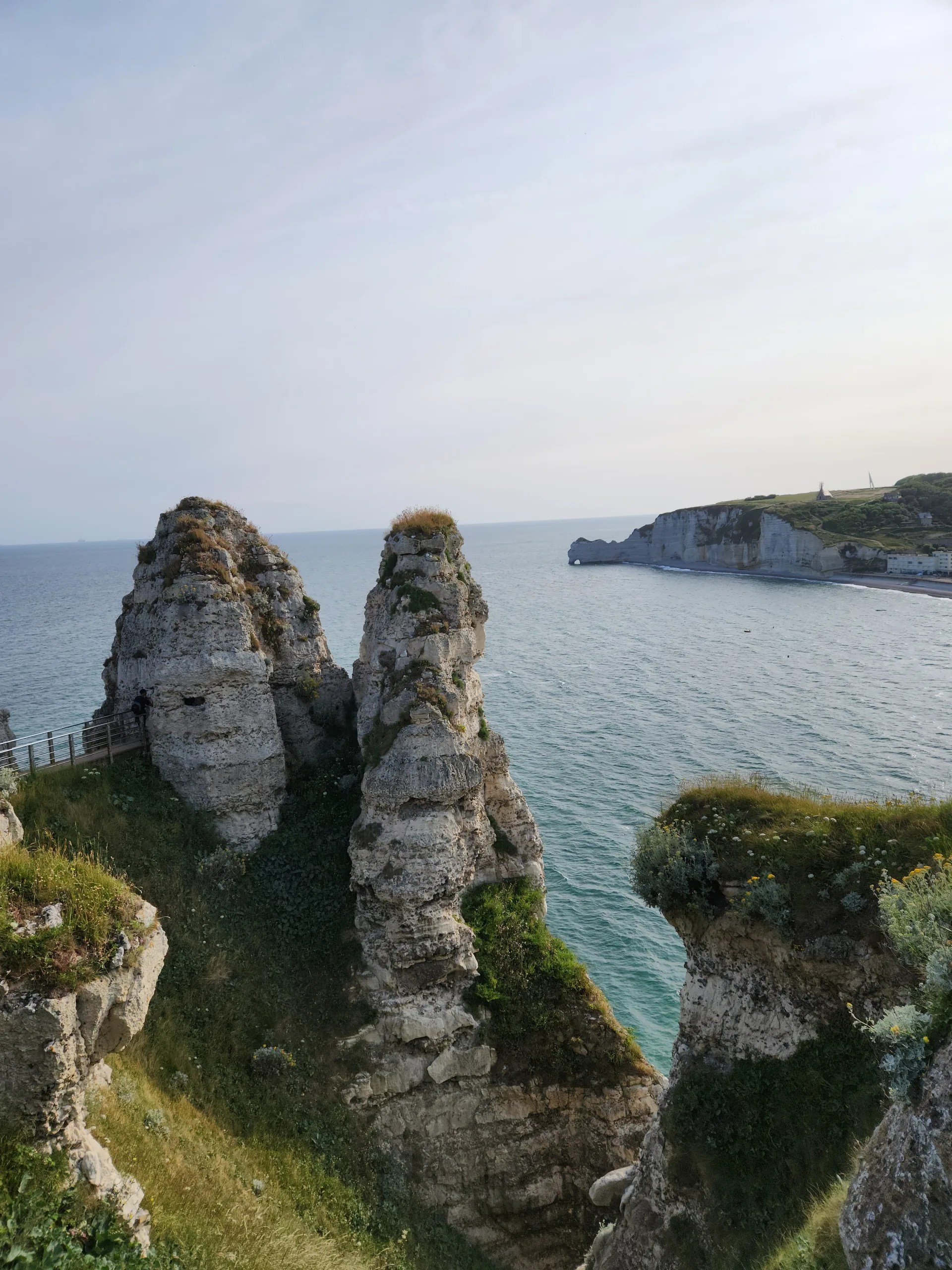 normandy cliffs etretat