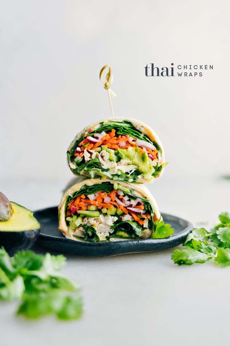 Thai Chicken Wraps
