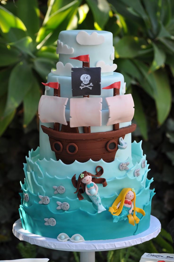 Pirate Cake Template