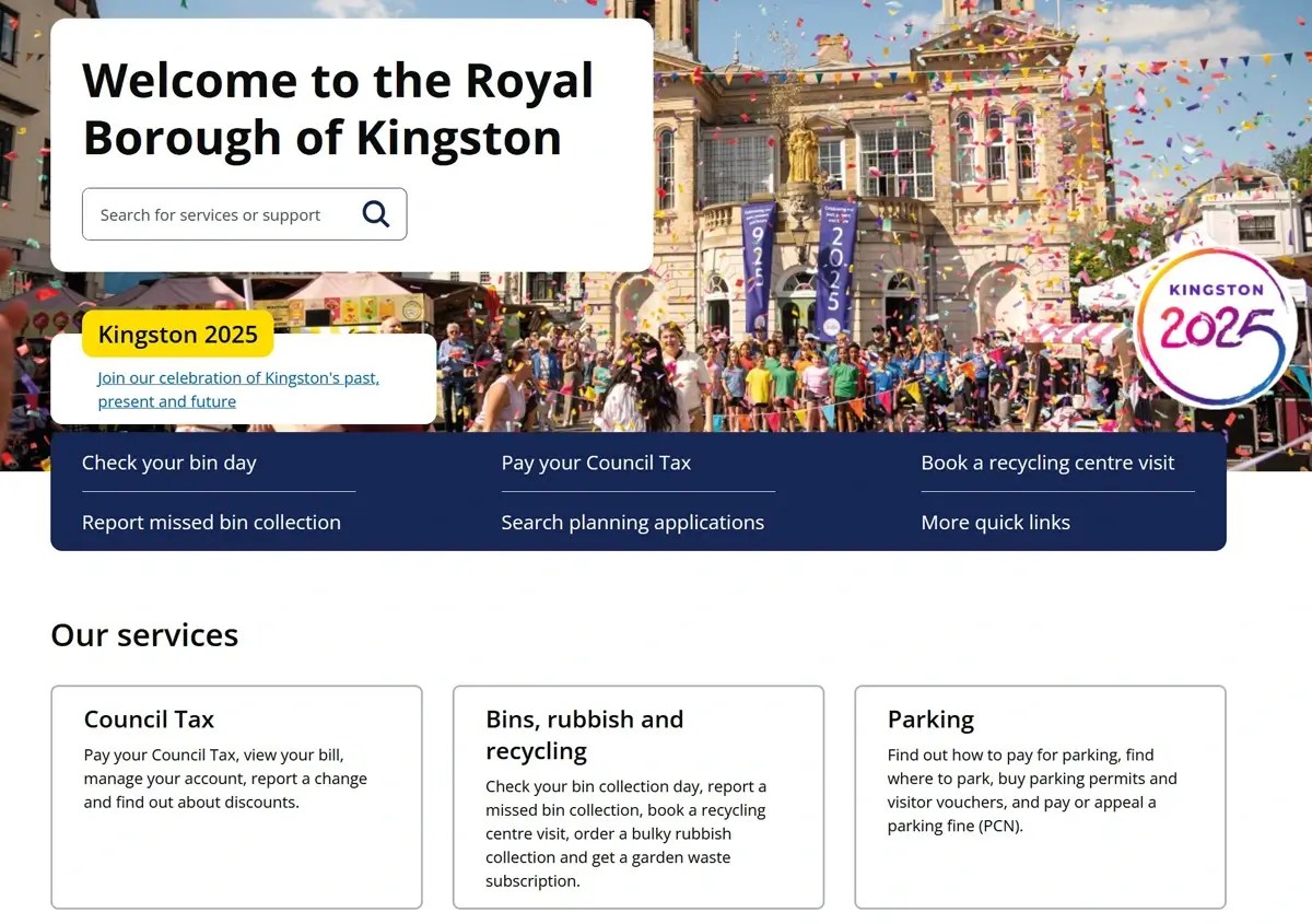 Kingston Council new website