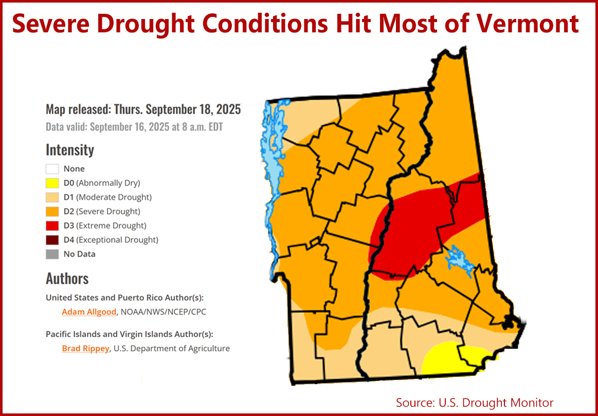Drought-stricken Vermont now under a burn ban