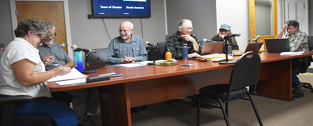 Chester board talks Class 4 roads, economic development and flags