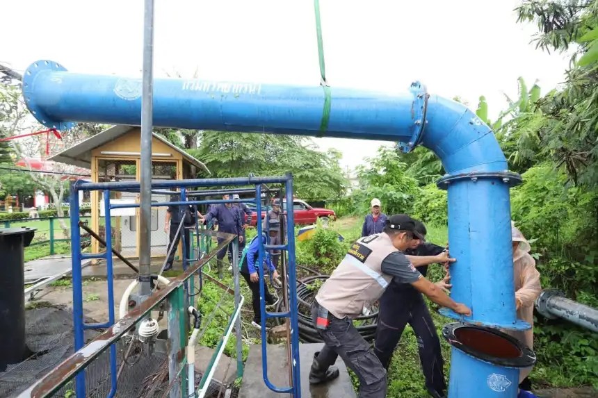 How Chiang Rai Pumps and Canals Prevent Urban Flooding