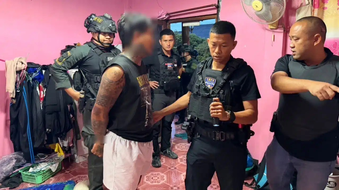Chiang Mai Police Bust Man Selling Illegal Firearms Online