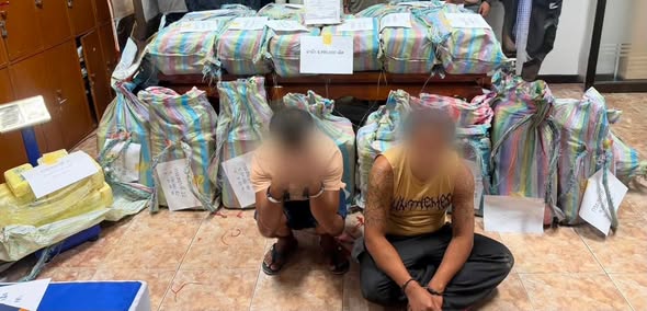Chiang Rai Police Seize 5 Million Meth Pills, 2 Arrested