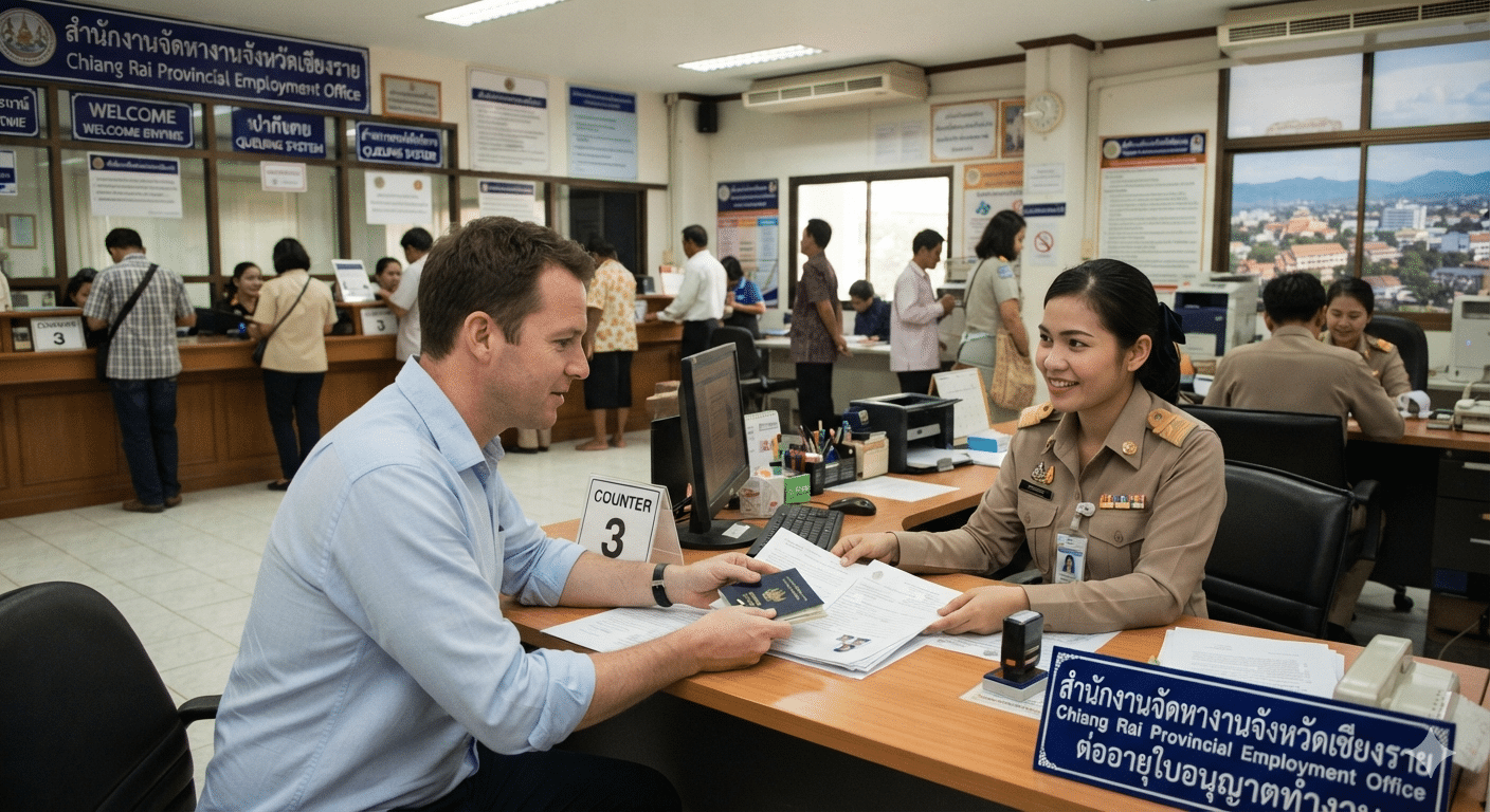 Renewing Work Permits At Chiang Rai Labour Office
