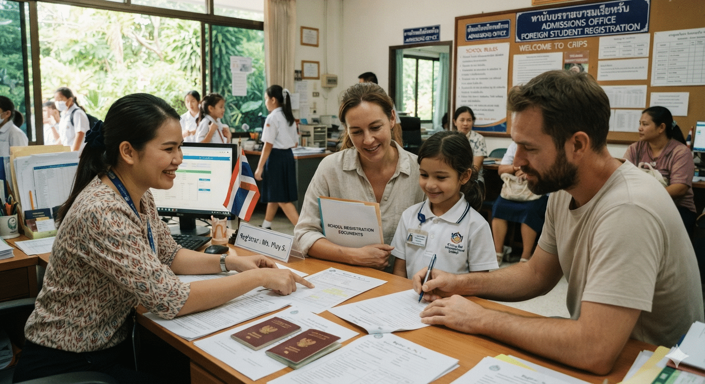 Registering a Foreign Child for School a Chiang Rai