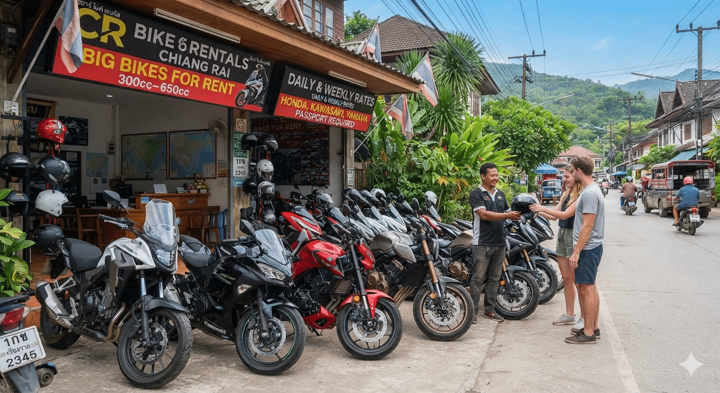 Motorbike Rentals in Chiang Rai: 300cc to 650cc Price Guide