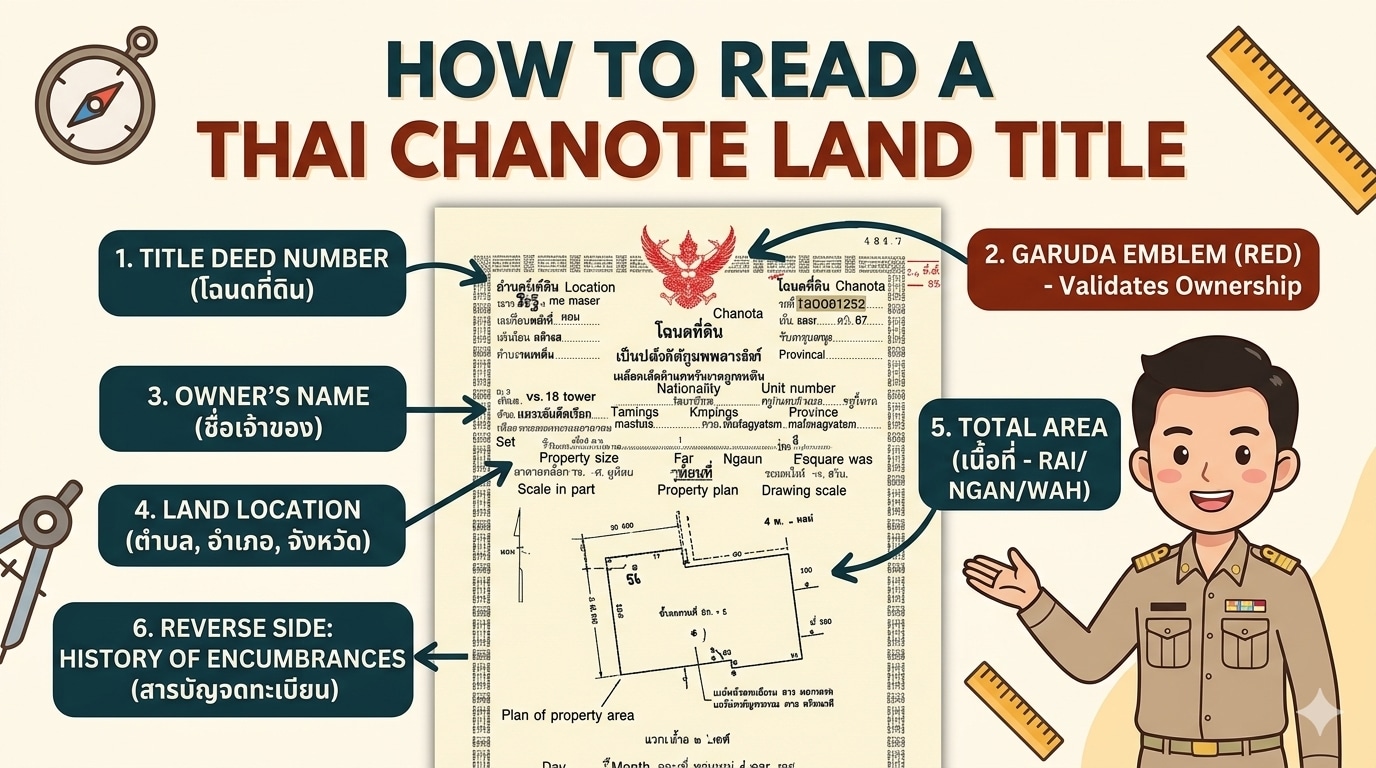 How to Read a Thai Chanote Land Title