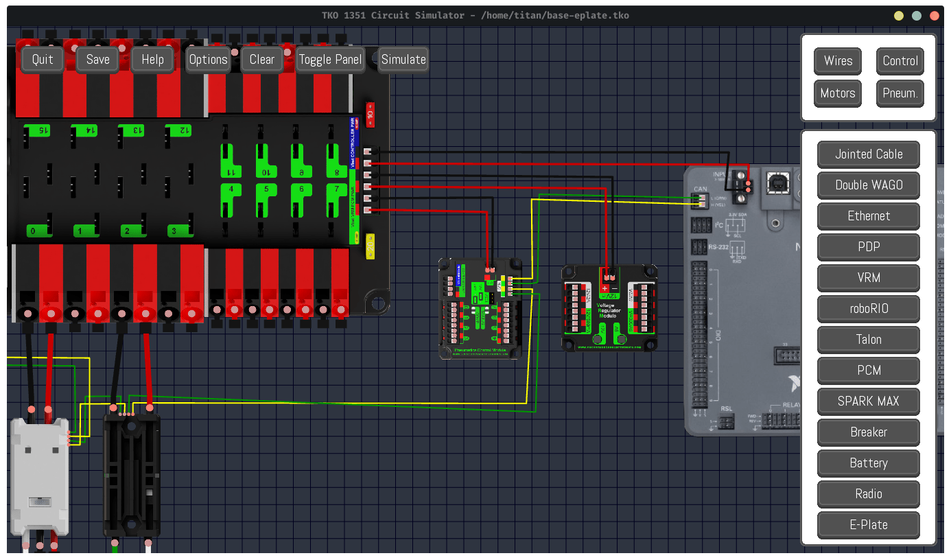 Frc Electronics Circuit Simulator For Diagramming And Training Programming Chief Delphi