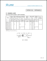 Lrc Her301 Series Datasheets Her306 Her307g Her306g