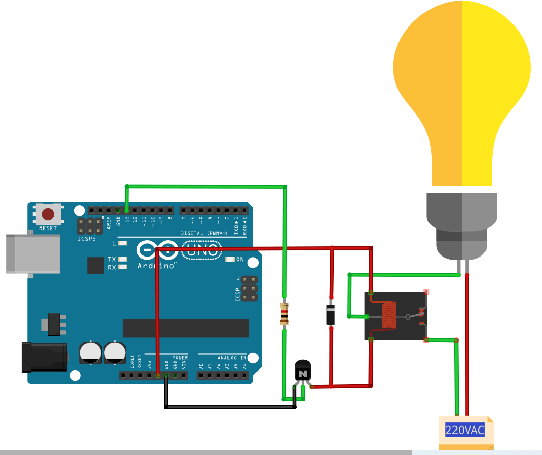 Как далеко подключить реле к arduino