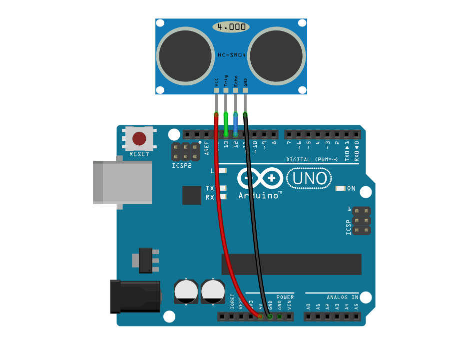 Ultrasonic HC-SR04 Arduino Distance Sensor | CHIPPIKO
