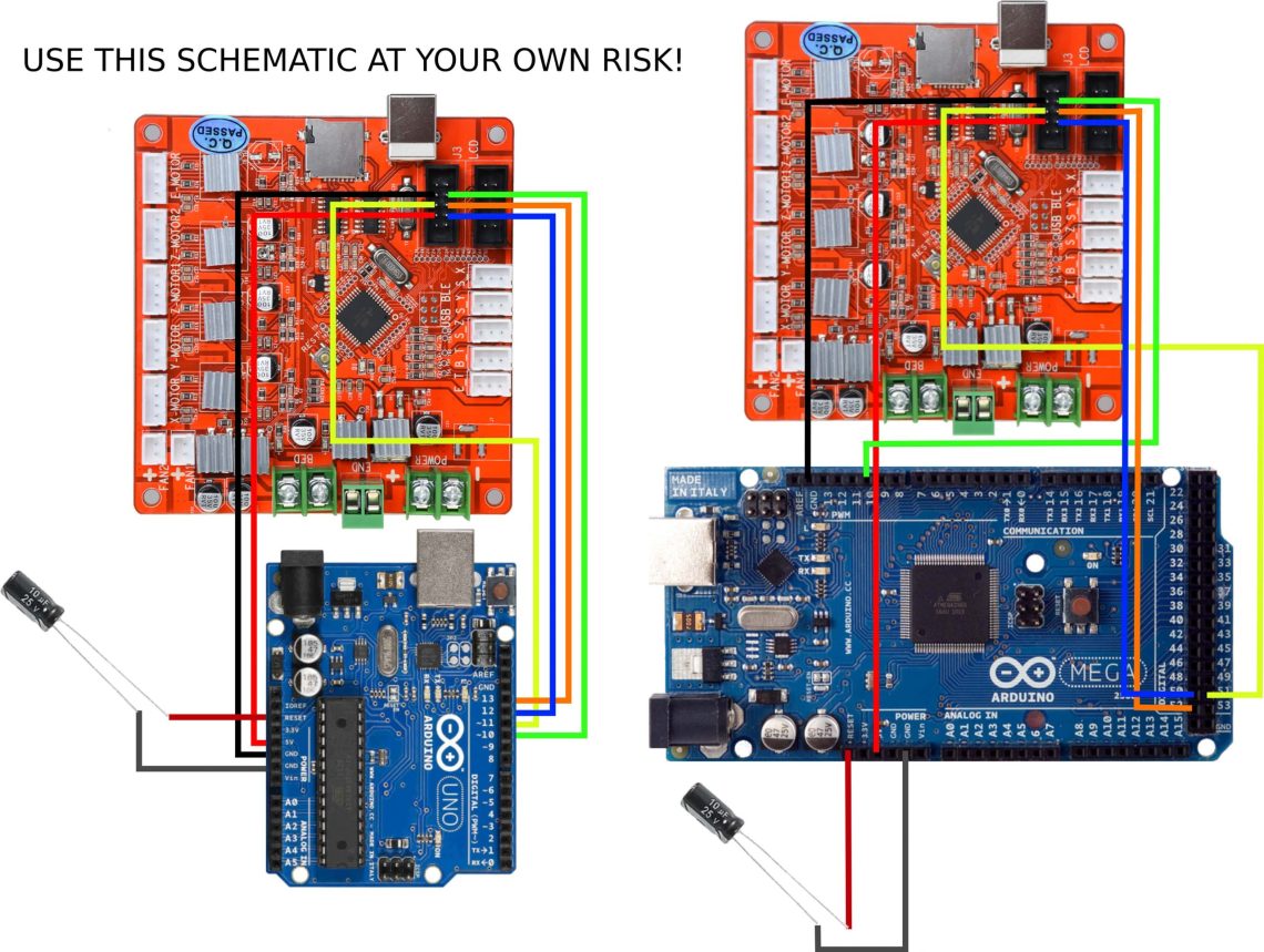 Upgrade Firmware Anet A8 ATMega1284  USB (Success)