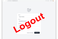 laravel logout breeze