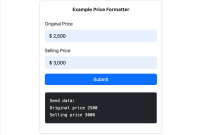 Real-Time Price Formatter with HTML and JavaScript