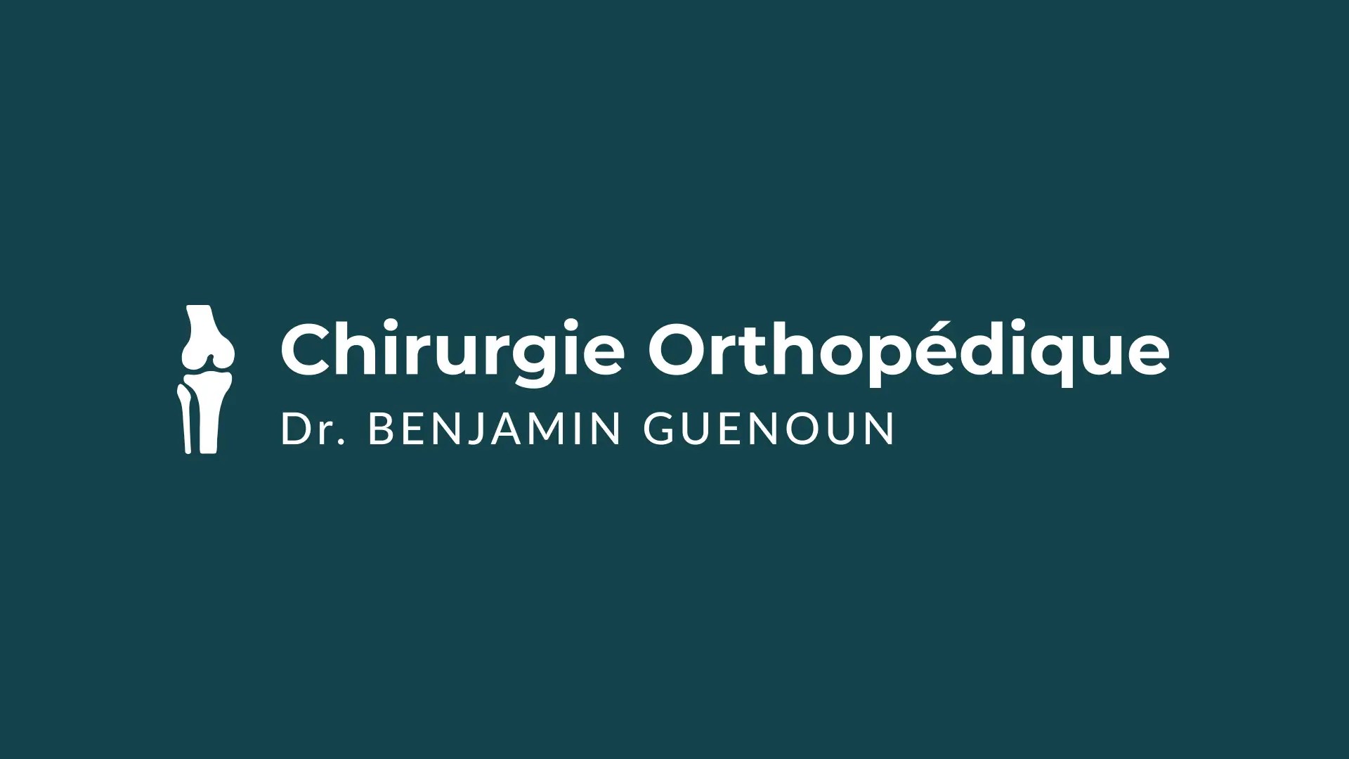 ChirurgieOrthopédique.Com - Dr Benjamin Guenoun - Paris