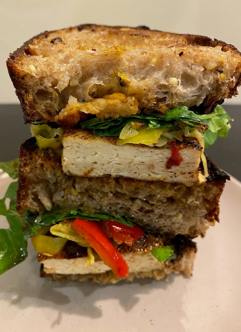 Balsamic Tofu Sandwich Recipe