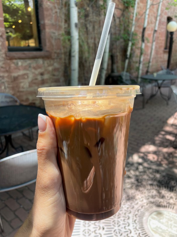 A solid iced mocha.