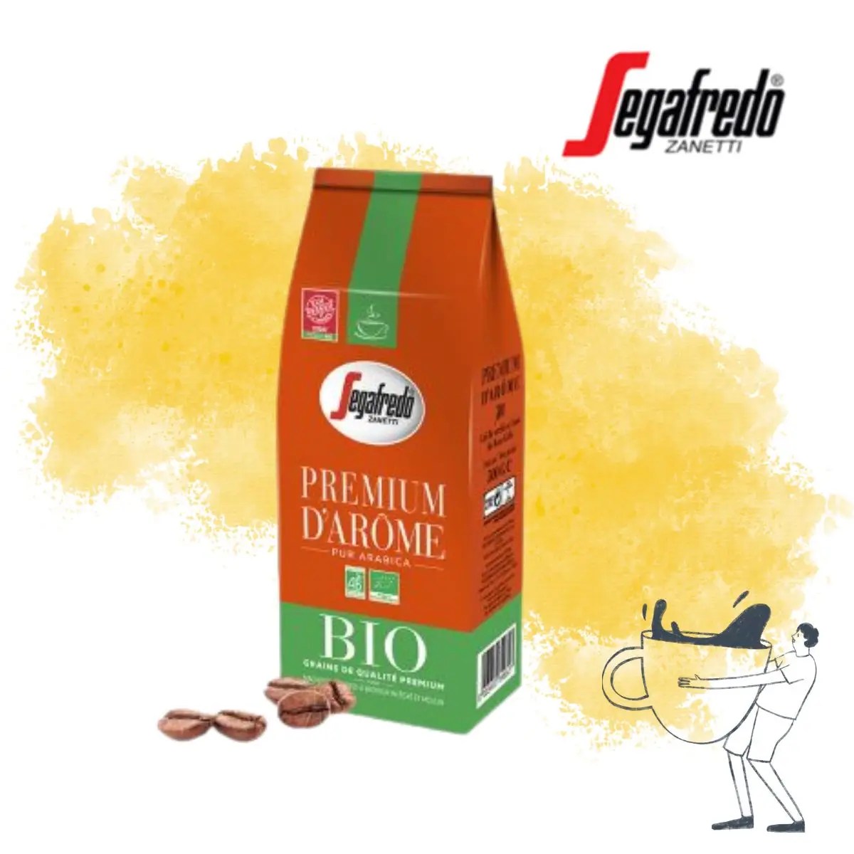 Carte green produit cafe bio segafredo