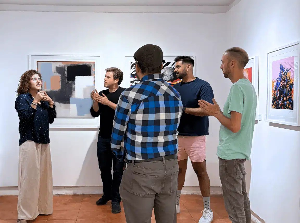 Team Building exercise during an off-site workshop led by Chris Britt