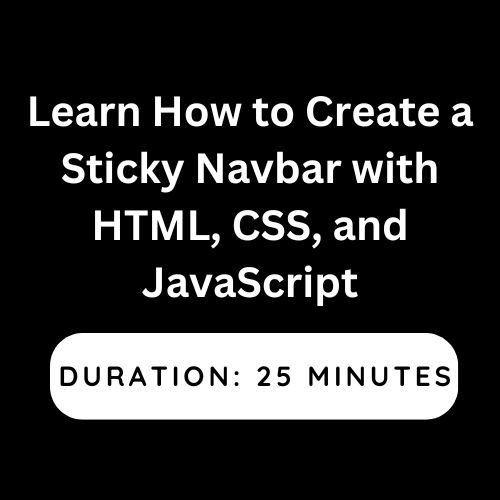 Css Sticky Navbar Html Css Javascript Codegenius Riya Youtube - Best Gradient Images in High Resolution