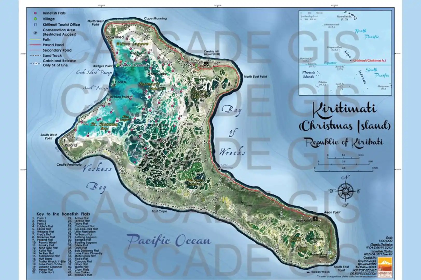 Fishing Map Christmas Island Fly Fishing Map.webp