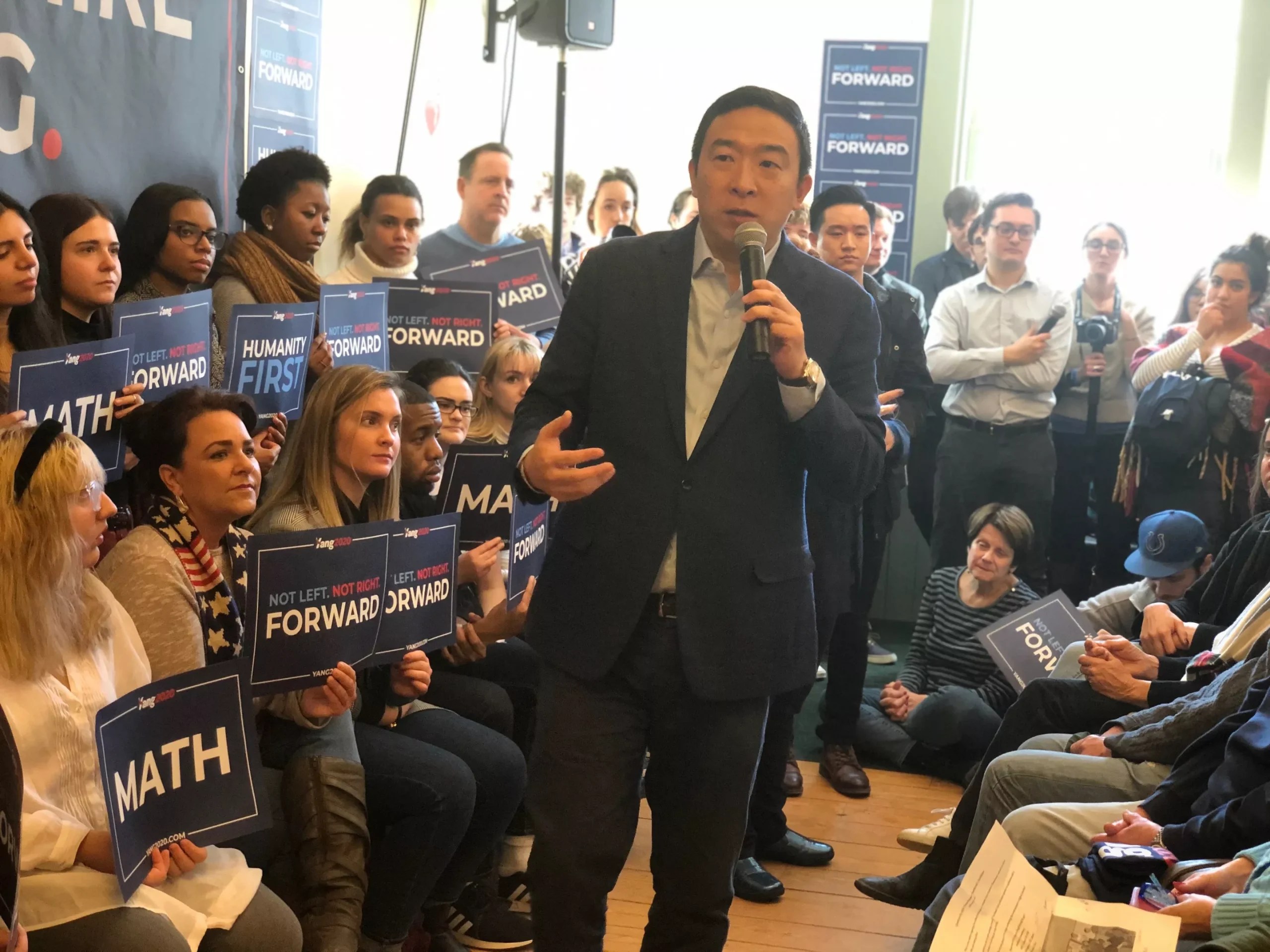 The River Newsroom, Andrew Yang, New Hampshire primary 2020, Yang Gang