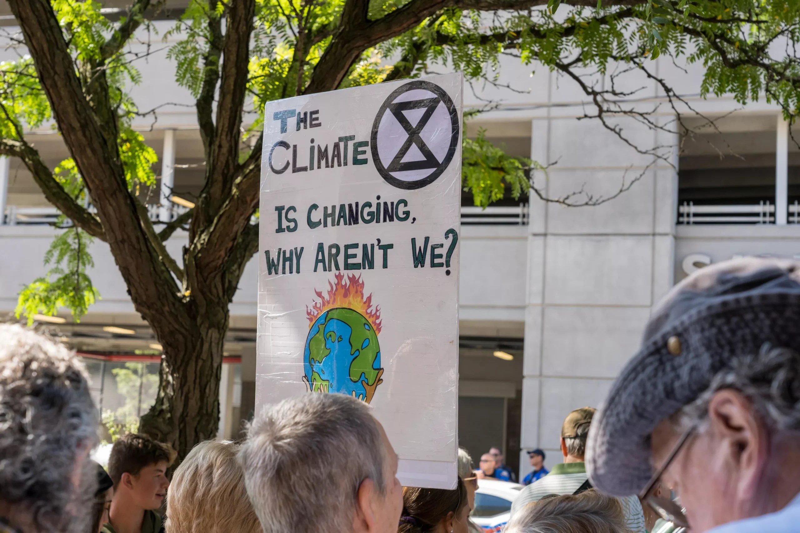 student climate protest