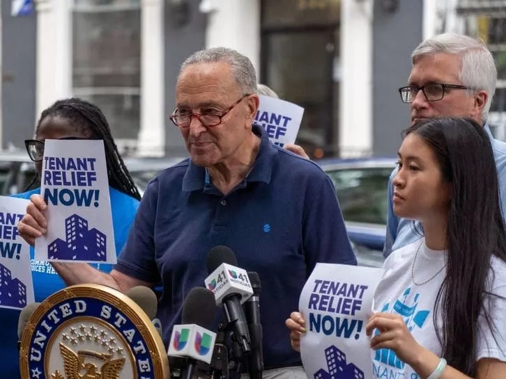 Chuck Schumer rent relief
