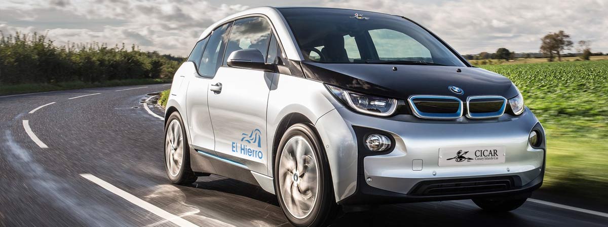 Información del coche de alquiler bmw i3 electrico