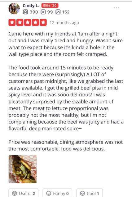 Cindy Lao yelp