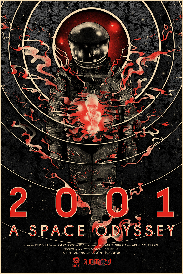 2001 Odissea nello spazio l'affascinante poster tributo