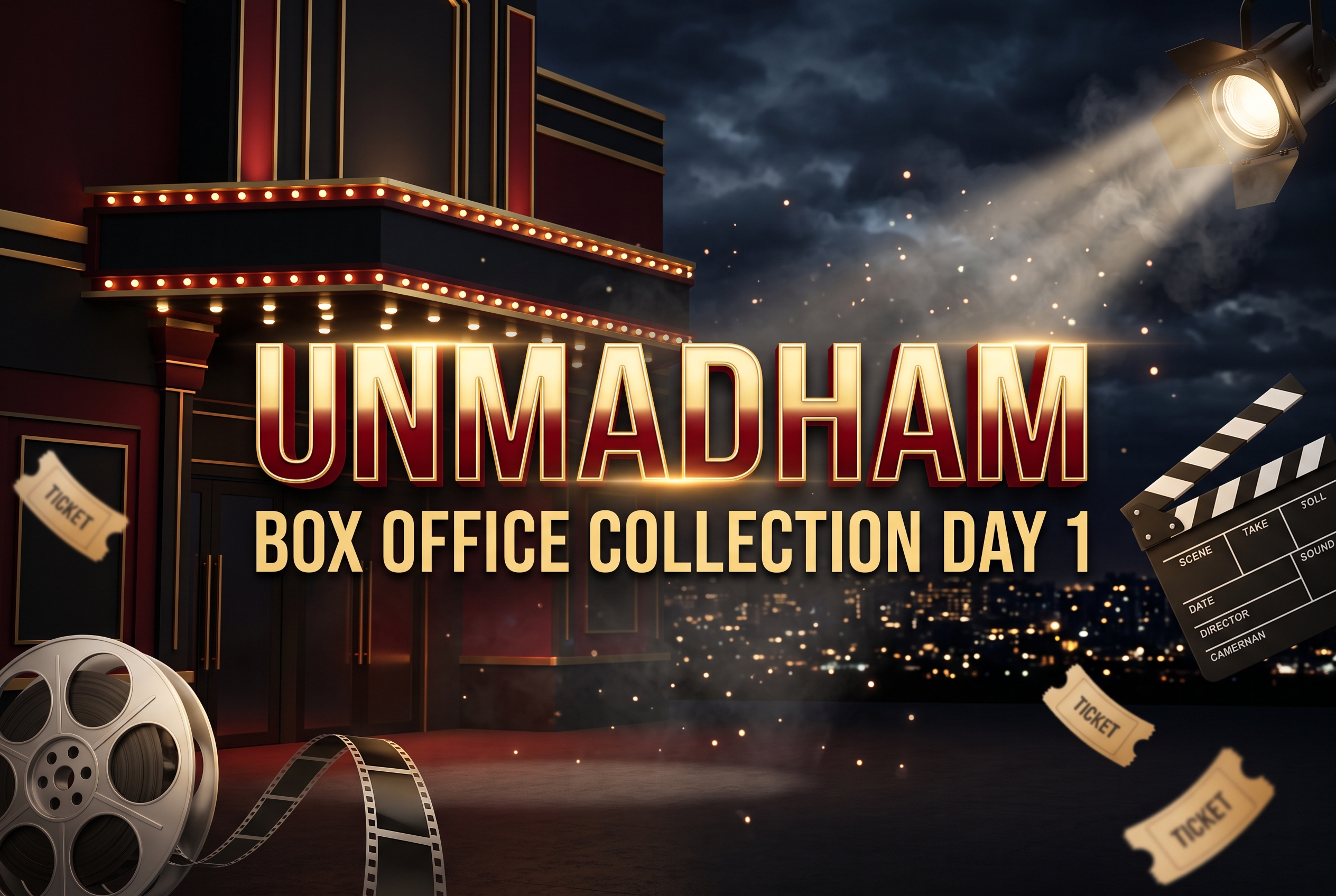 Unmadham Box Office Collection Day 1