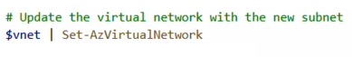 Set Network Update