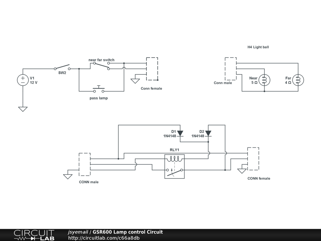 Lighting Control Circuit Schematic Circuit Diagram