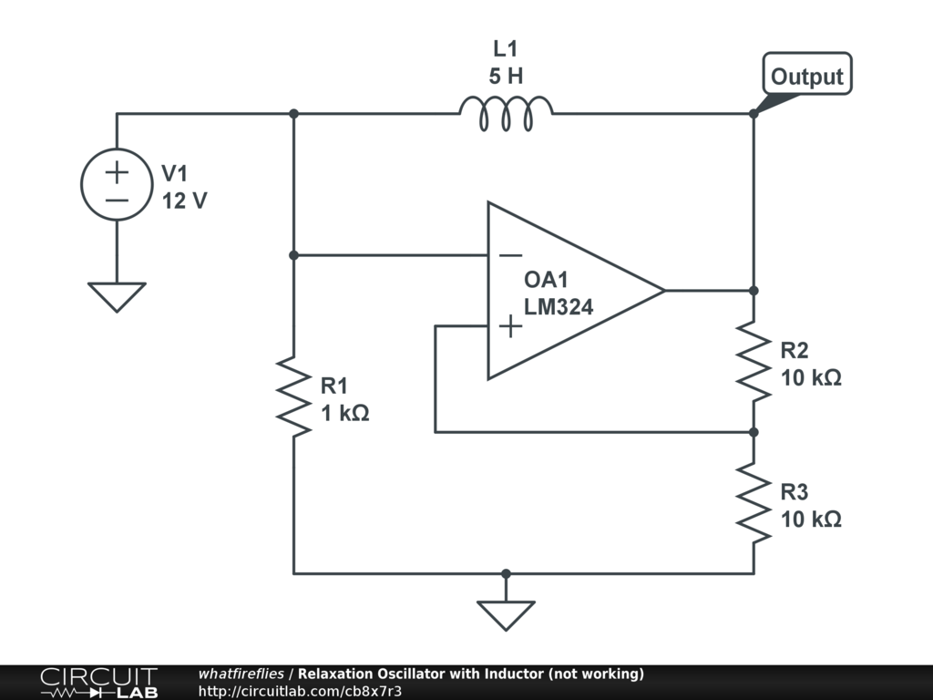 Relaxation Oscillator Circuit Definition