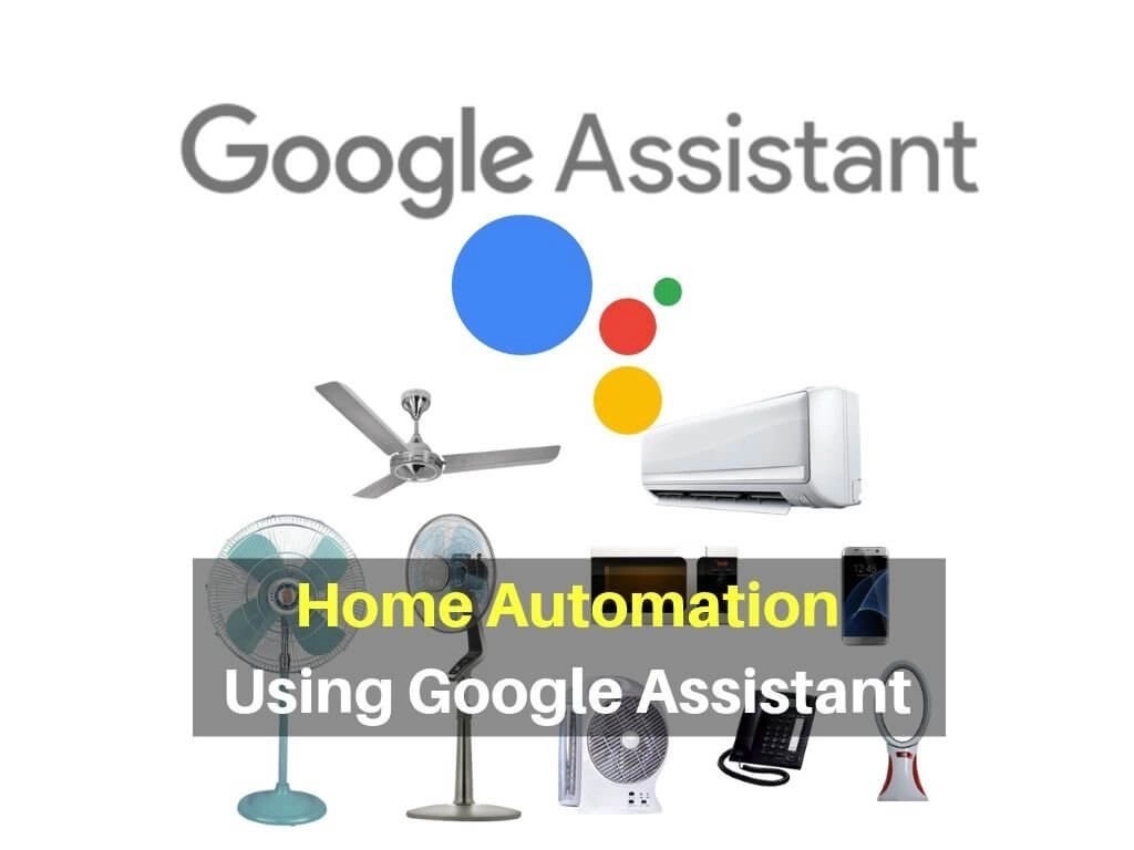 Home Automation Using Google Assistant Circuit Diagram