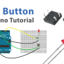 Control LED With Push Button - Arduino Tutorial