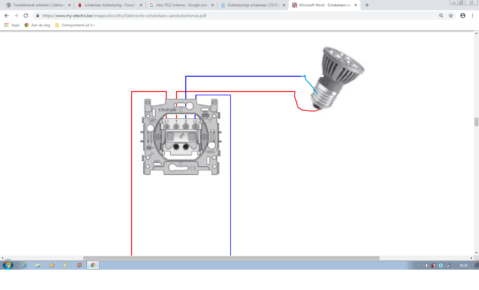 Be Schakelaar Dubbelpolig Forum Circuits Online