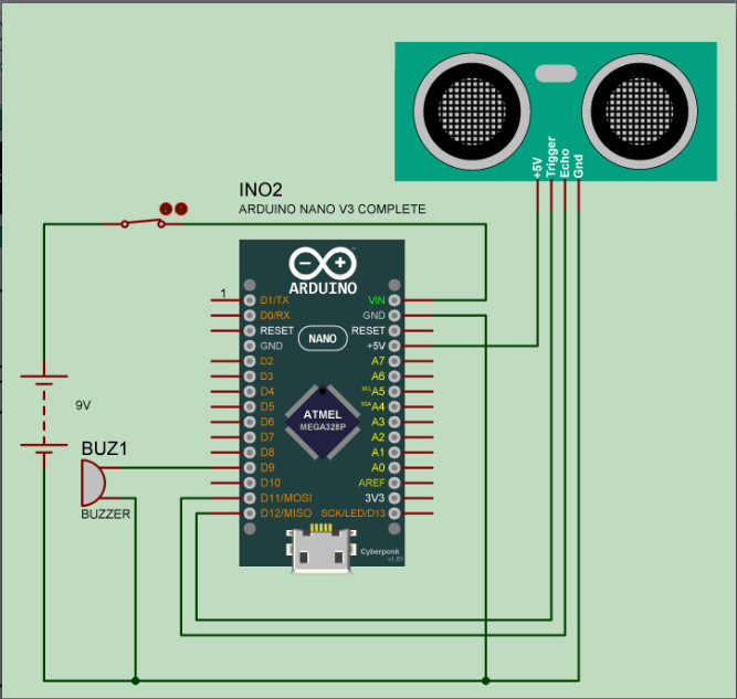 Ultrasonic Blind Walking Stick Using Arduino Circuit Ultrasonic Blind Walking Stick Using Arduino Circuit