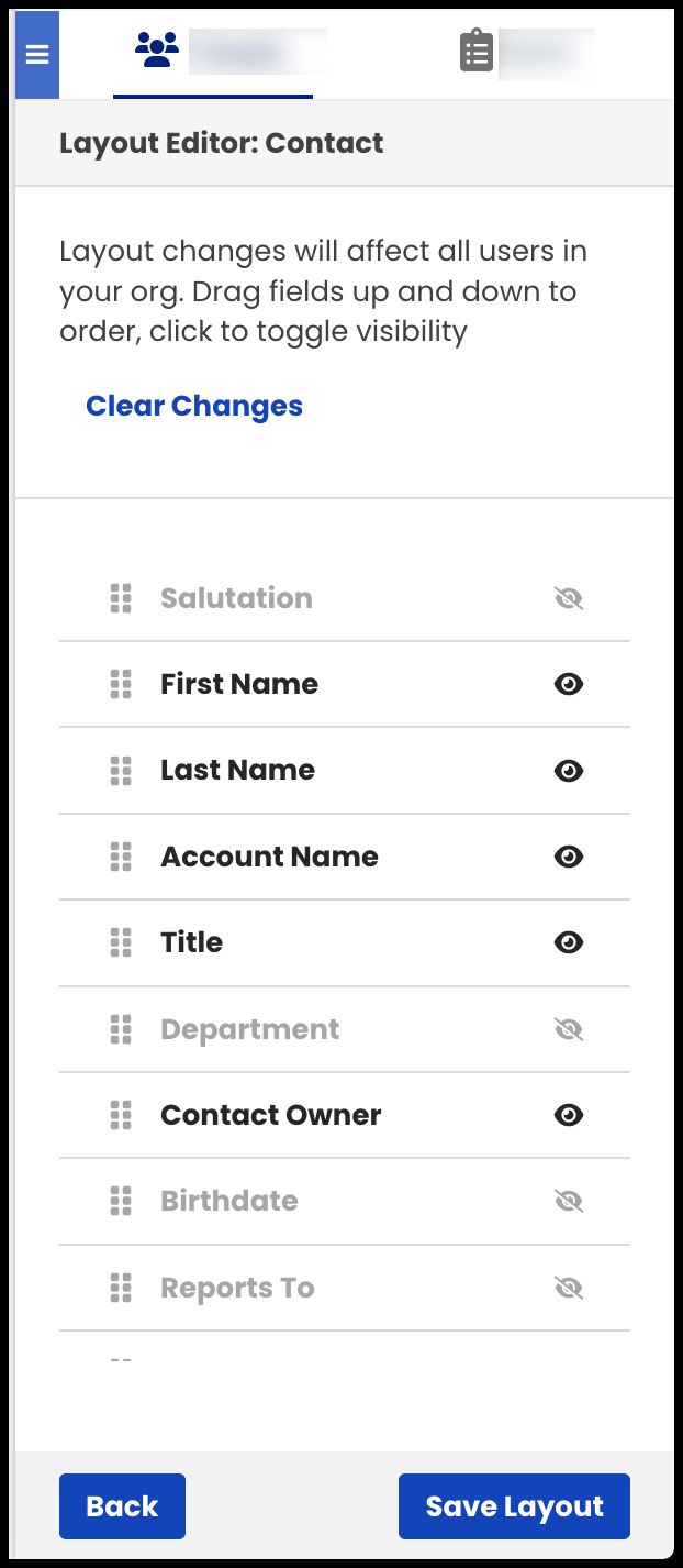 Admins Customize Sidebar Field Layouts - Best Geometric Designs in Mobile