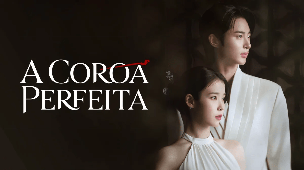 IU e Byeon Woo-seok em cena de A Coroa Perfeita no Disney+