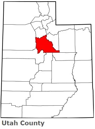 Utah County On The Satellite Map Of Utah 2026 Actual Satellite Images Utah 45 
